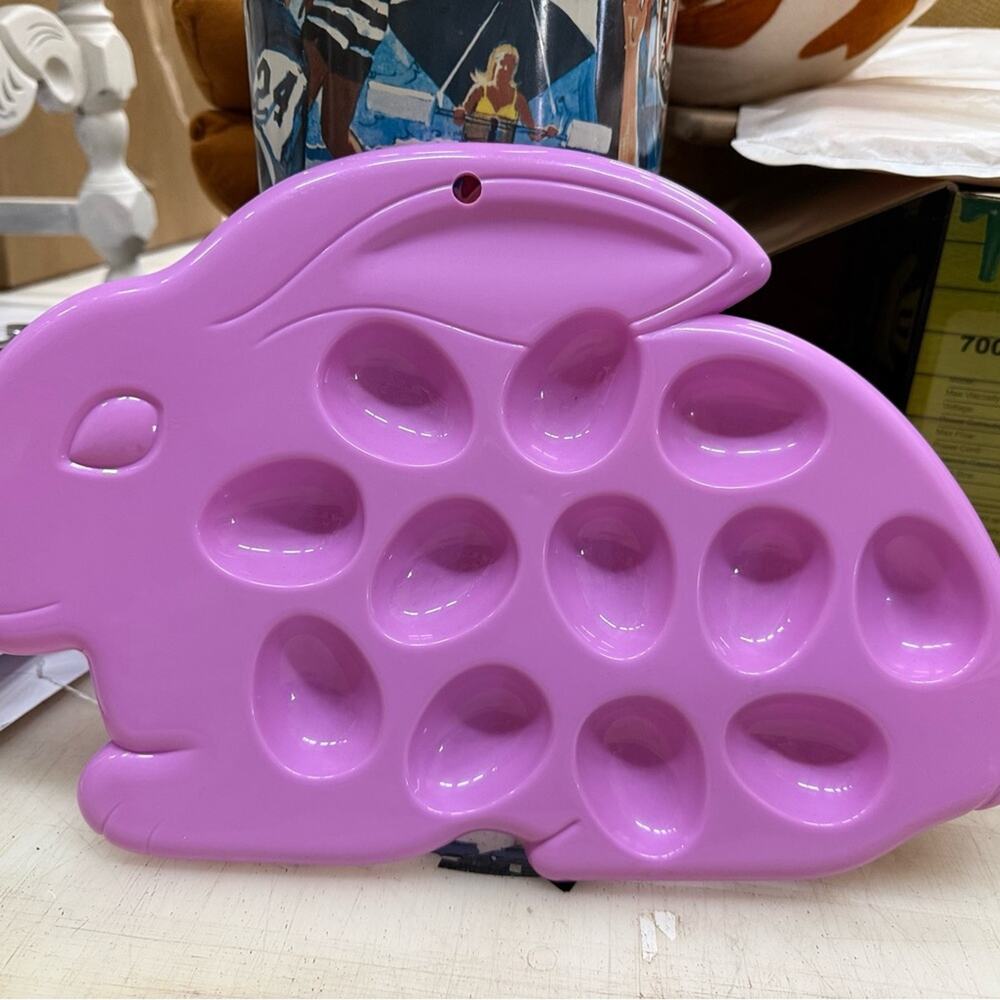 Lavender Bunny Egg Tray